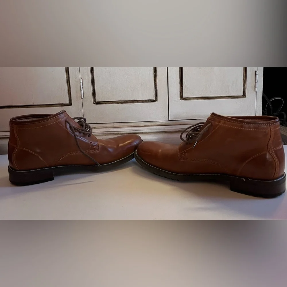 Men’s Leather Steve Madden Gantry Chukka Boot-10.5-Brown Lace up boots Casual